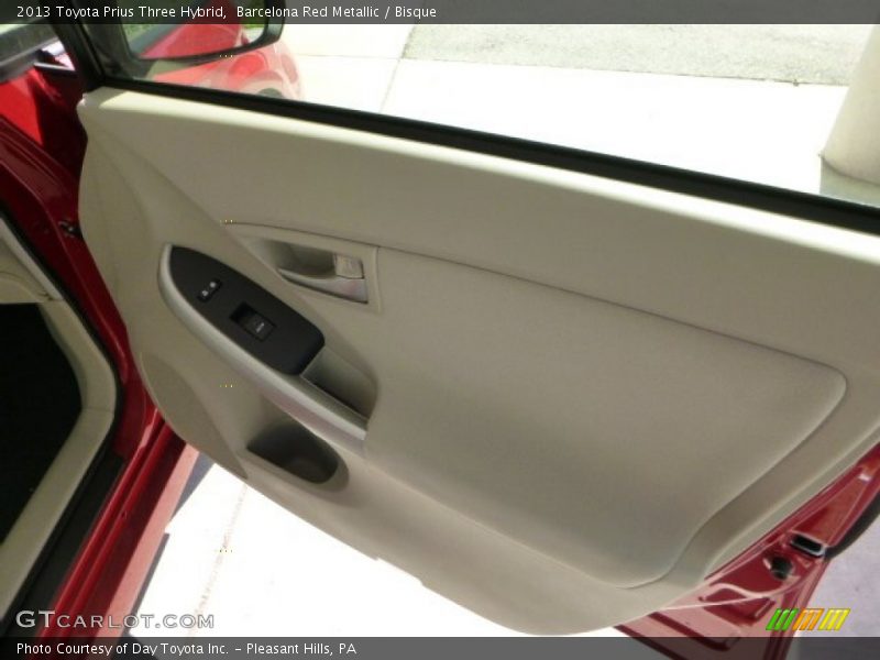 Barcelona Red Metallic / Bisque 2013 Toyota Prius Three Hybrid