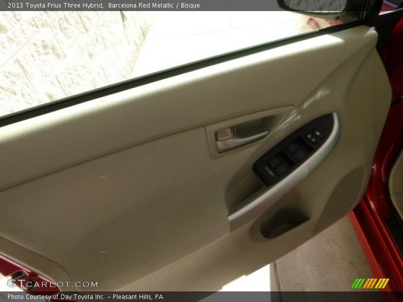 Barcelona Red Metallic / Bisque 2013 Toyota Prius Three Hybrid