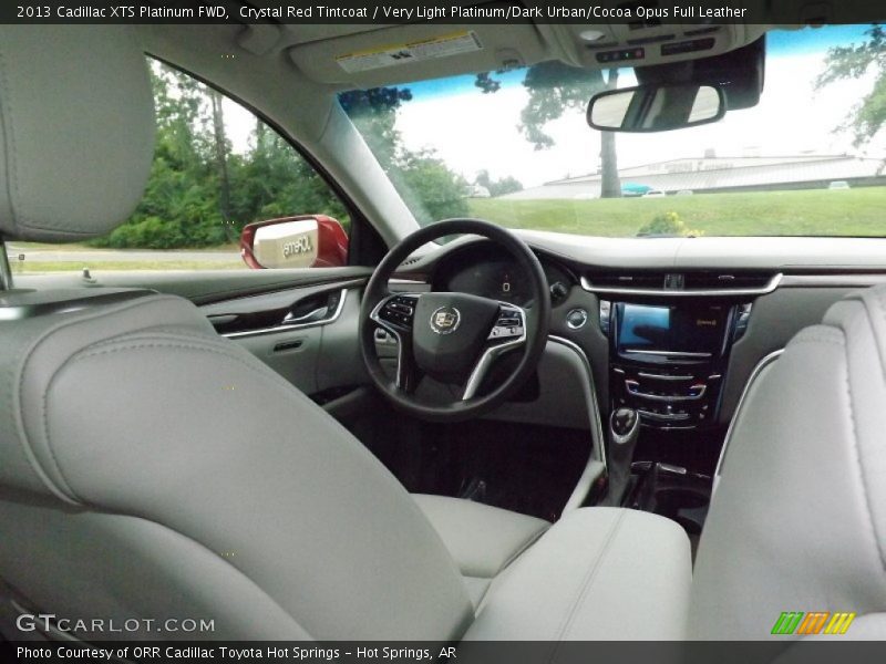 Crystal Red Tintcoat / Very Light Platinum/Dark Urban/Cocoa Opus Full Leather 2013 Cadillac XTS Platinum FWD