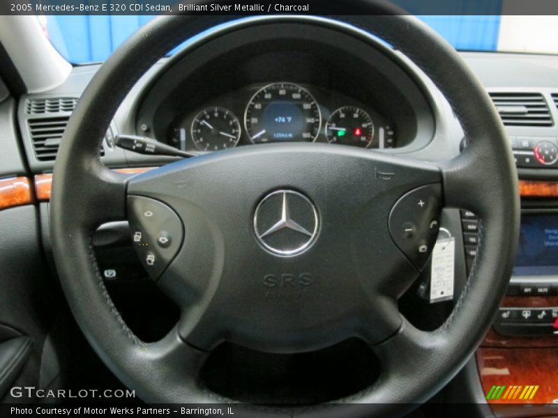 Brilliant Silver Metallic / Charcoal 2005 Mercedes-Benz E 320 CDI Sedan