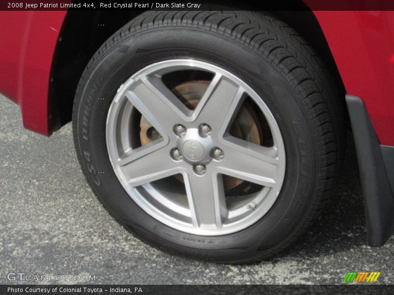 Red Crystal Pearl / Dark Slate Gray 2008 Jeep Patriot Limited 4x4
