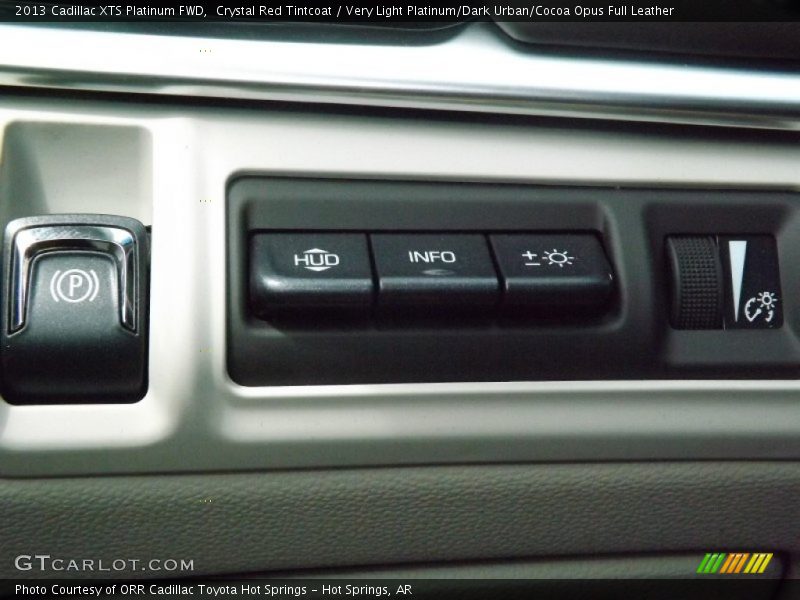 Crystal Red Tintcoat / Very Light Platinum/Dark Urban/Cocoa Opus Full Leather 2013 Cadillac XTS Platinum FWD