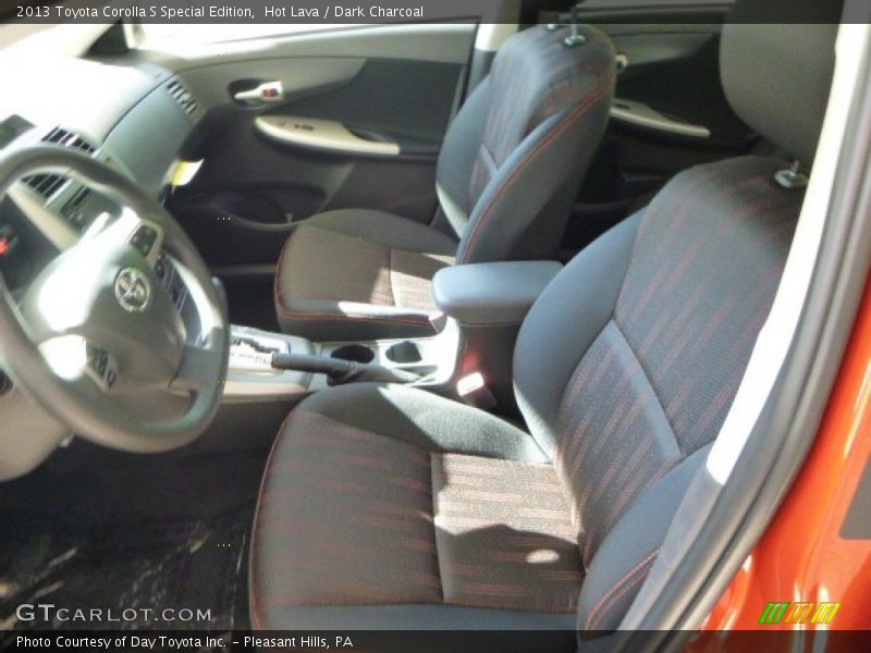 Hot Lava / Dark Charcoal 2013 Toyota Corolla S Special Edition