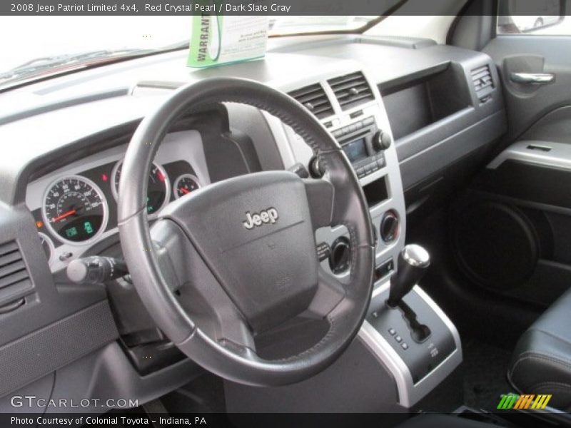 Red Crystal Pearl / Dark Slate Gray 2008 Jeep Patriot Limited 4x4