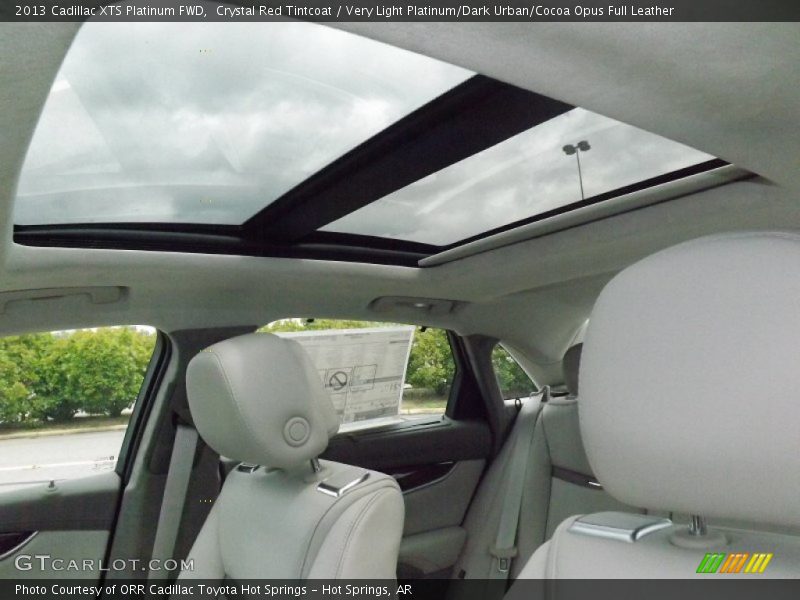 Crystal Red Tintcoat / Very Light Platinum/Dark Urban/Cocoa Opus Full Leather 2013 Cadillac XTS Platinum FWD