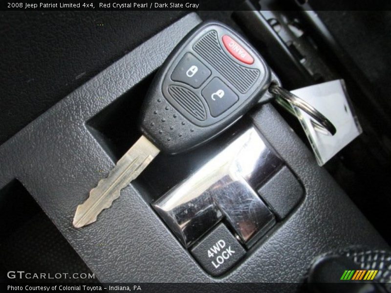 Red Crystal Pearl / Dark Slate Gray 2008 Jeep Patriot Limited 4x4