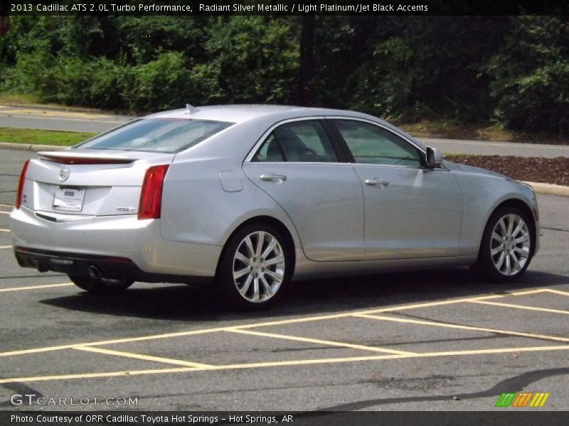 Radiant Silver Metallic / Light Platinum/Jet Black Accents 2013 Cadillac ATS 2.0L Turbo Performance