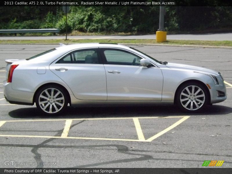 Radiant Silver Metallic / Light Platinum/Jet Black Accents 2013 Cadillac ATS 2.0L Turbo Performance