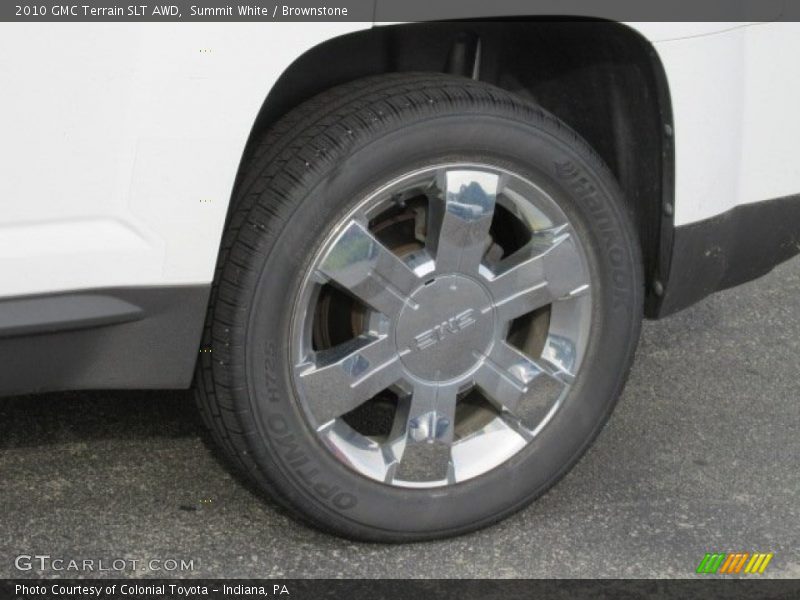 Summit White / Brownstone 2010 GMC Terrain SLT AWD