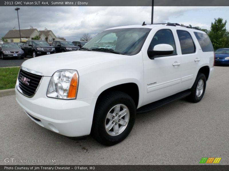 Summit White / Ebony 2013 GMC Yukon SLT 4x4
