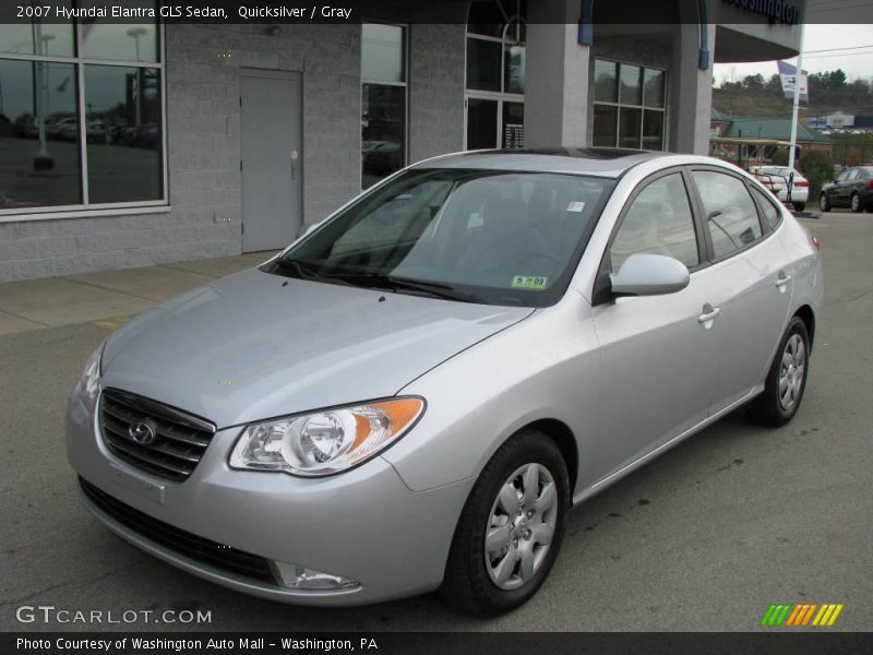 Quicksilver / Gray 2007 Hyundai Elantra GLS Sedan