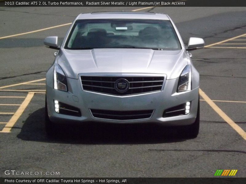 Radiant Silver Metallic / Light Platinum/Jet Black Accents 2013 Cadillac ATS 2.0L Turbo Performance