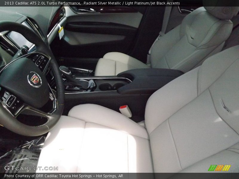 Radiant Silver Metallic / Light Platinum/Jet Black Accents 2013 Cadillac ATS 2.0L Turbo Performance