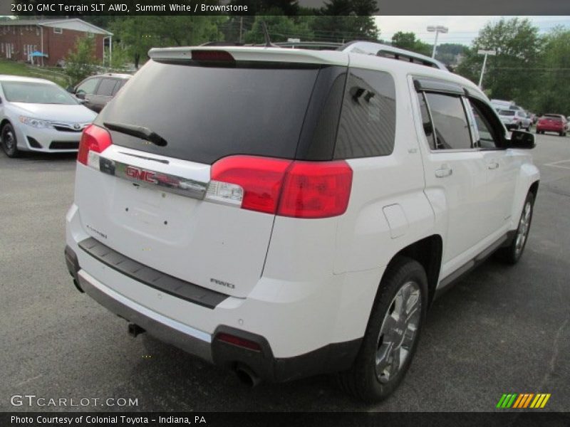 Summit White / Brownstone 2010 GMC Terrain SLT AWD