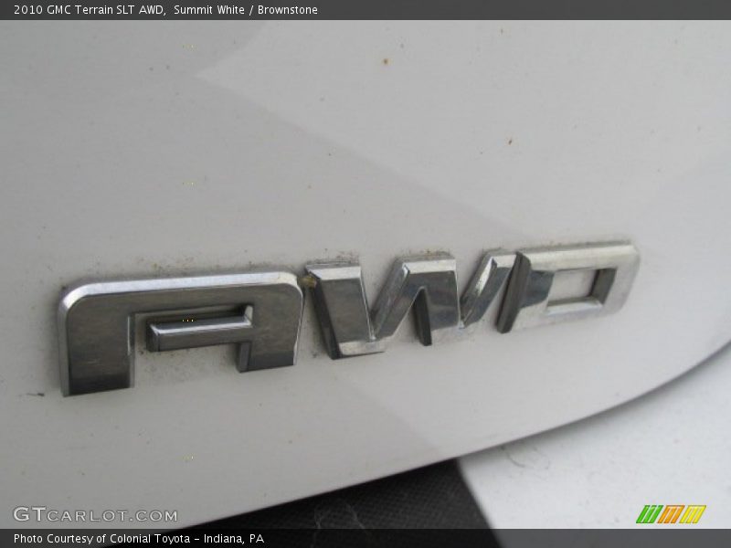 Summit White / Brownstone 2010 GMC Terrain SLT AWD