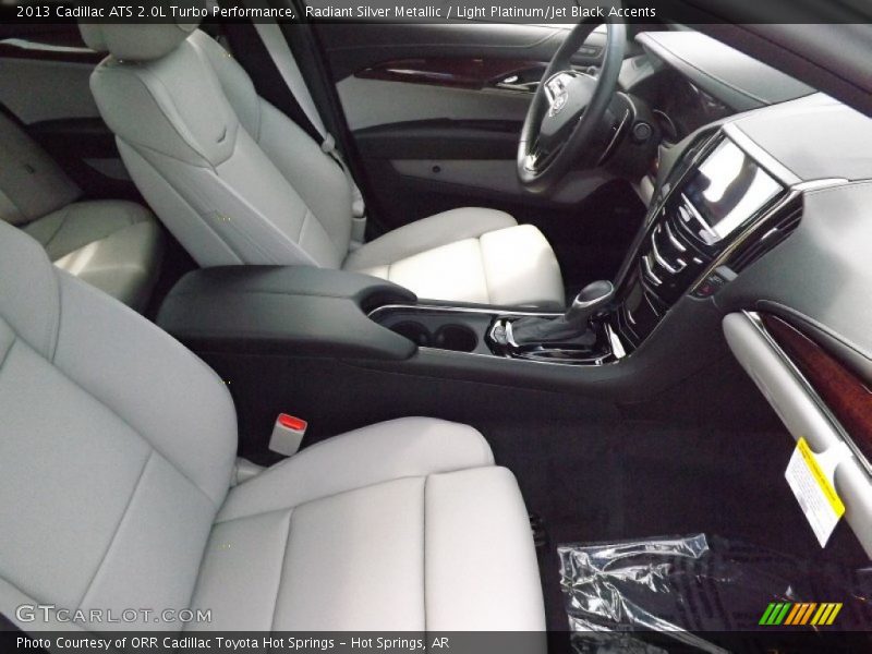 Radiant Silver Metallic / Light Platinum/Jet Black Accents 2013 Cadillac ATS 2.0L Turbo Performance