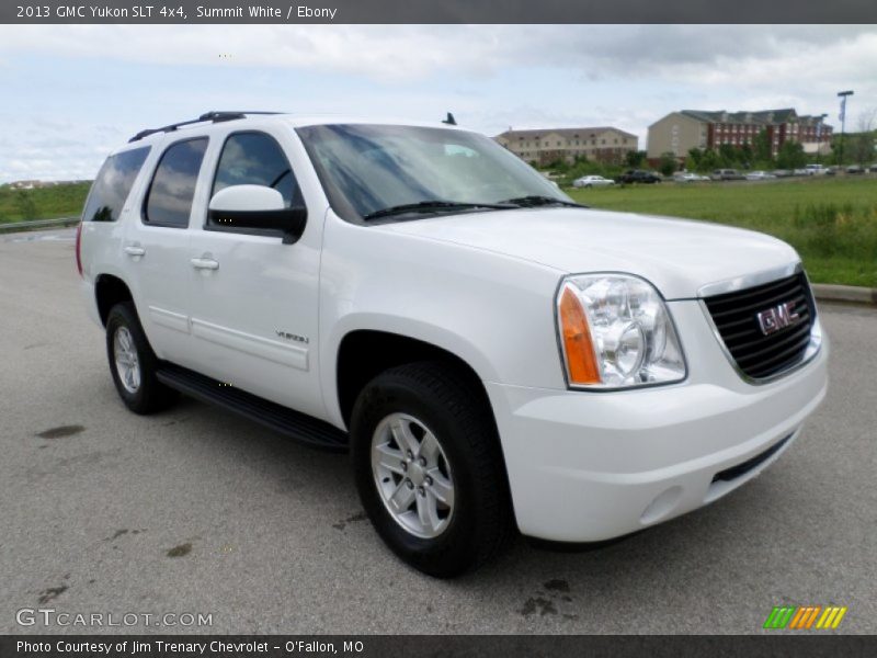 Summit White / Ebony 2013 GMC Yukon SLT 4x4