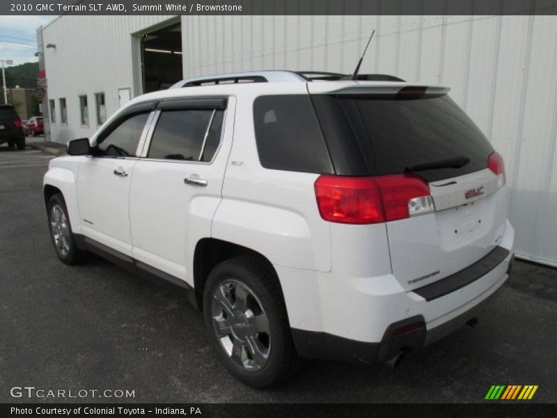 Summit White / Brownstone 2010 GMC Terrain SLT AWD