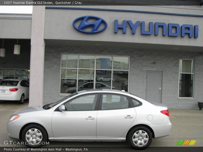 Quicksilver / Gray 2007 Hyundai Elantra GLS Sedan