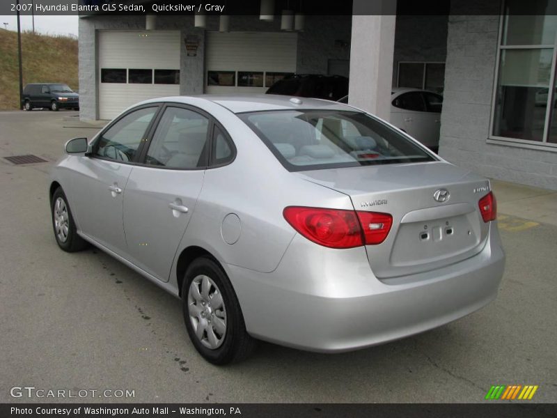 Quicksilver / Gray 2007 Hyundai Elantra GLS Sedan