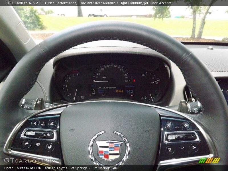 Radiant Silver Metallic / Light Platinum/Jet Black Accents 2013 Cadillac ATS 2.0L Turbo Performance