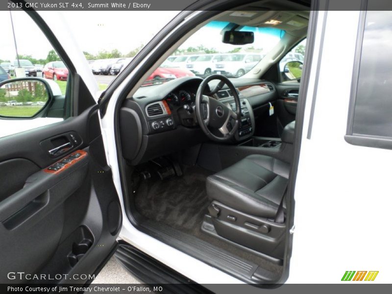 Summit White / Ebony 2013 GMC Yukon SLT 4x4