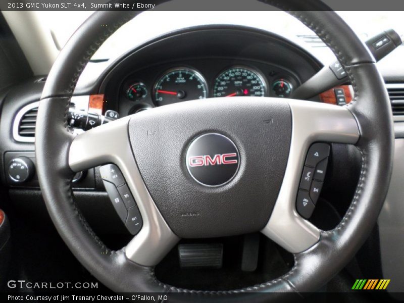 Summit White / Ebony 2013 GMC Yukon SLT 4x4