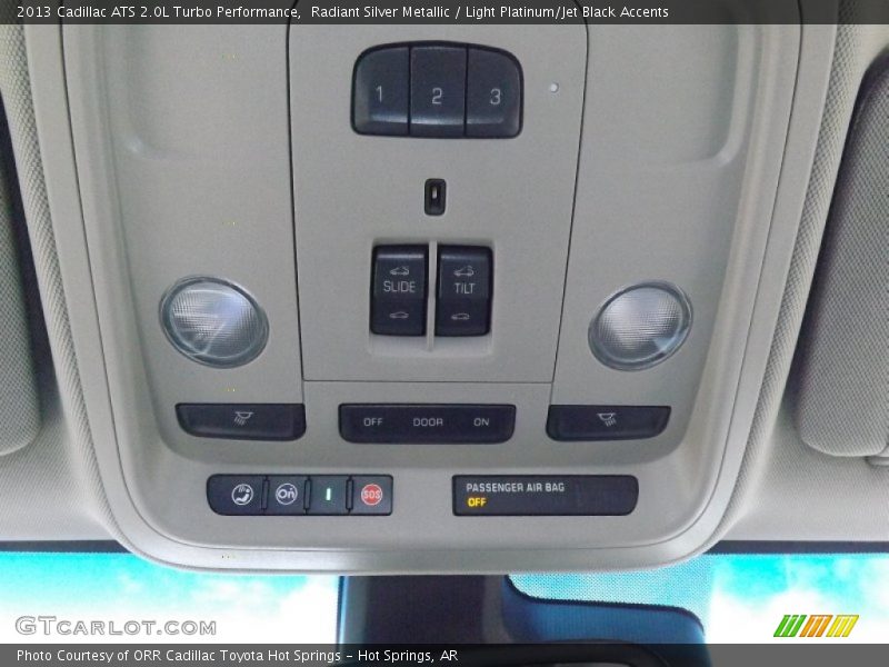 Radiant Silver Metallic / Light Platinum/Jet Black Accents 2013 Cadillac ATS 2.0L Turbo Performance