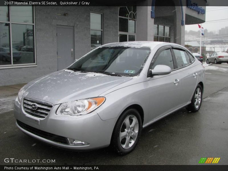 Quicksilver / Gray 2007 Hyundai Elantra SE Sedan