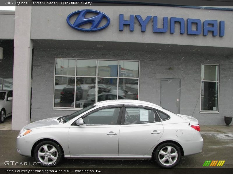 Quicksilver / Gray 2007 Hyundai Elantra SE Sedan