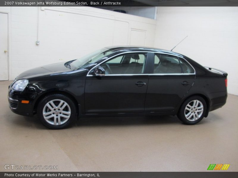 Black / Anthracite 2007 Volkswagen Jetta Wolfsburg Edition Sedan