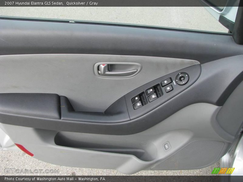 Quicksilver / Gray 2007 Hyundai Elantra GLS Sedan