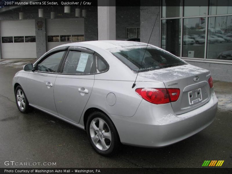 Quicksilver / Gray 2007 Hyundai Elantra SE Sedan