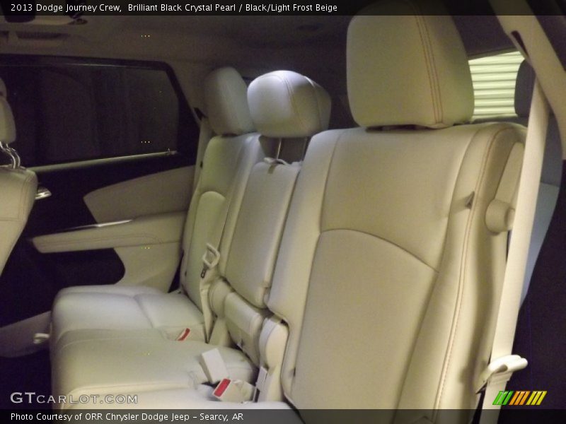 Brilliant Black Crystal Pearl / Black/Light Frost Beige 2013 Dodge Journey Crew