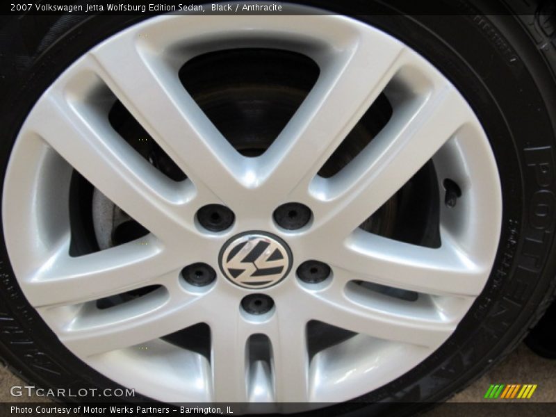 Black / Anthracite 2007 Volkswagen Jetta Wolfsburg Edition Sedan