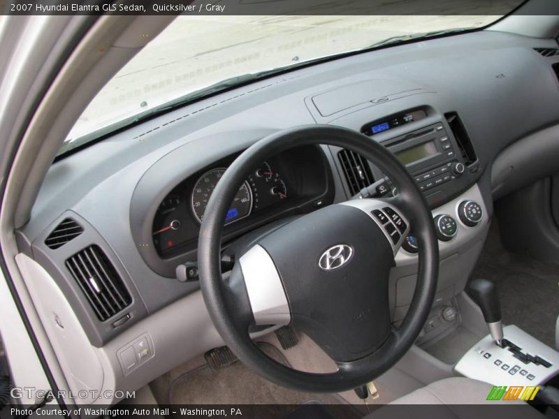 Quicksilver / Gray 2007 Hyundai Elantra GLS Sedan