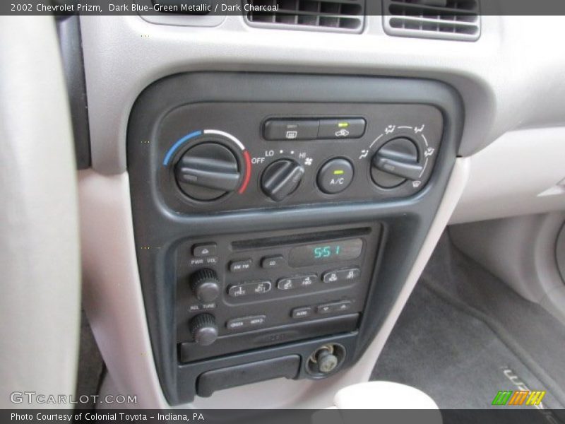 Controls of 2002 Prizm 