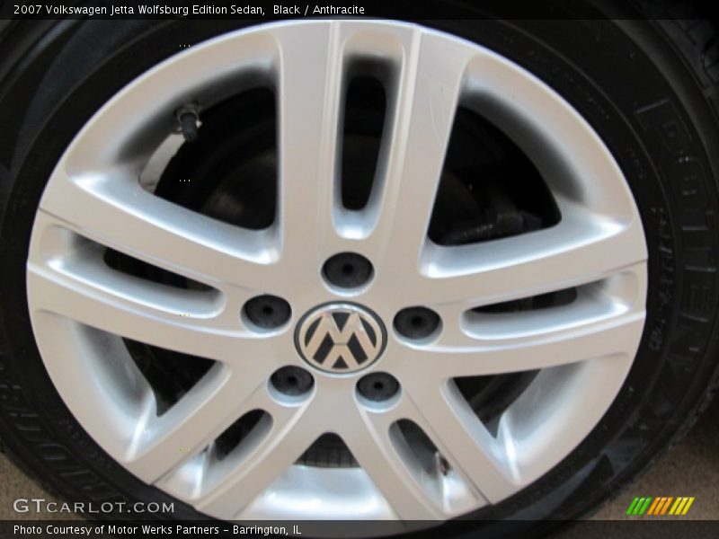 Black / Anthracite 2007 Volkswagen Jetta Wolfsburg Edition Sedan