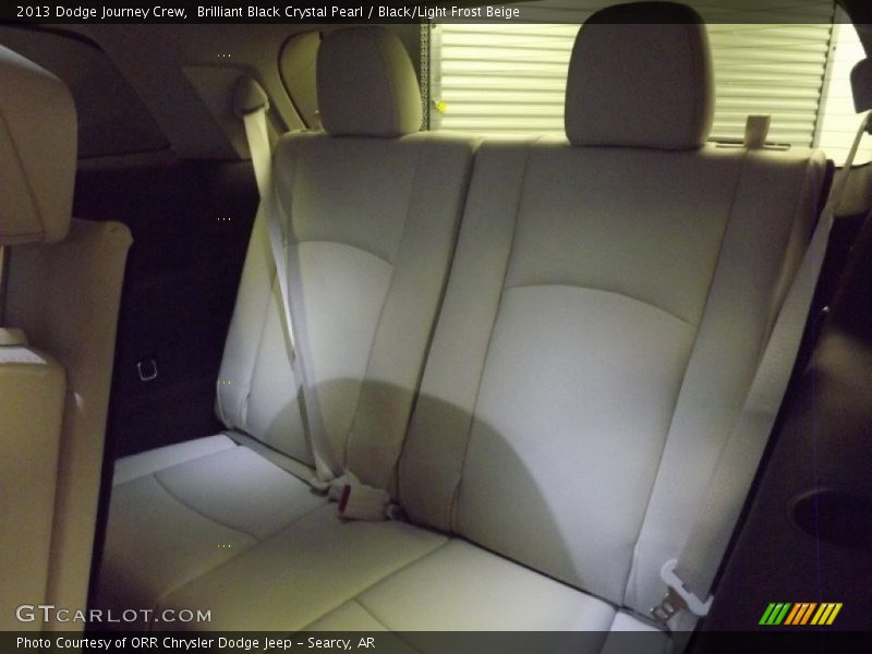 Brilliant Black Crystal Pearl / Black/Light Frost Beige 2013 Dodge Journey Crew