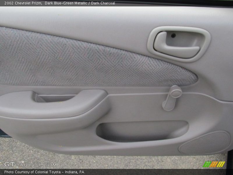 Dark Blue-Green Metallic / Dark Charcoal 2002 Chevrolet Prizm