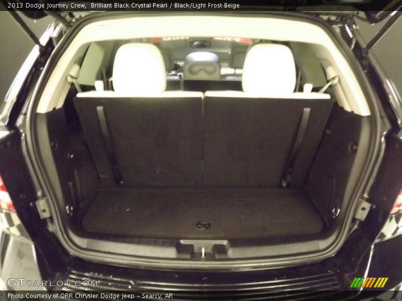 Brilliant Black Crystal Pearl / Black/Light Frost Beige 2013 Dodge Journey Crew