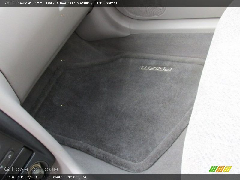 Dark Blue-Green Metallic / Dark Charcoal 2002 Chevrolet Prizm