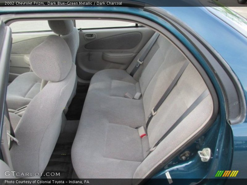 Rear Seat of 2002 Prizm 