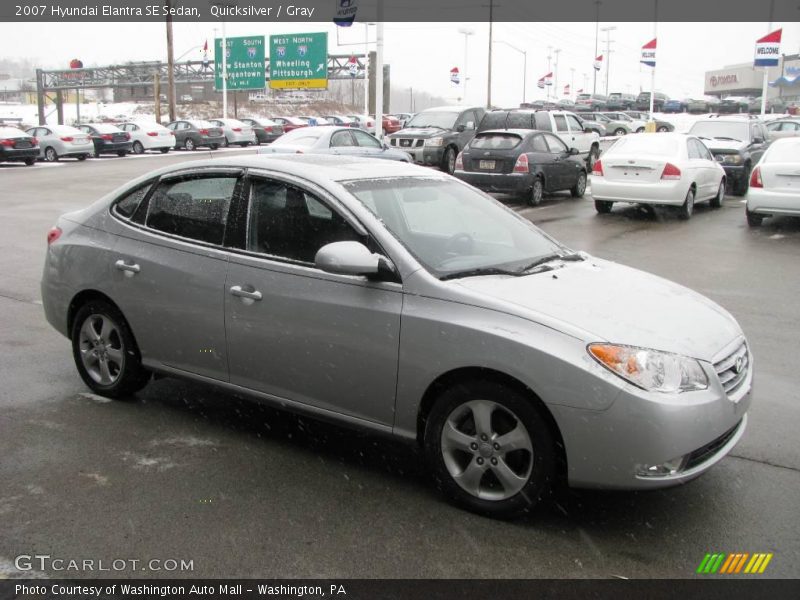 Quicksilver / Gray 2007 Hyundai Elantra SE Sedan