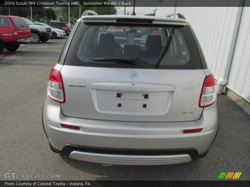 Quicksilver Metallic / Black 2009 Suzuki SX4 Crossover Touring AWD