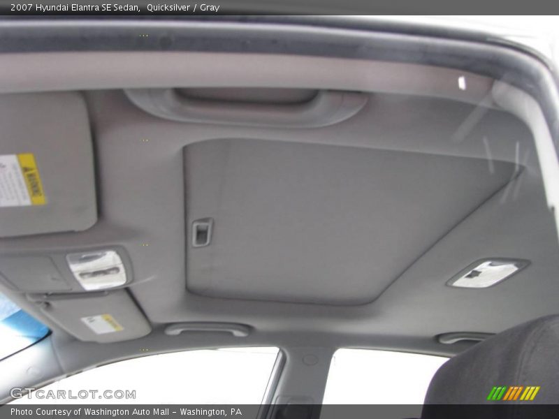 Quicksilver / Gray 2007 Hyundai Elantra SE Sedan
