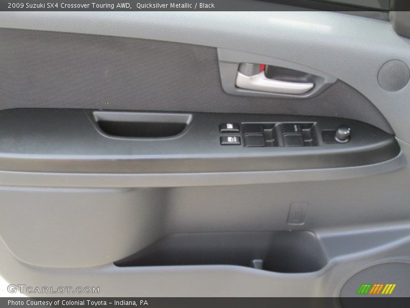 Quicksilver Metallic / Black 2009 Suzuki SX4 Crossover Touring AWD