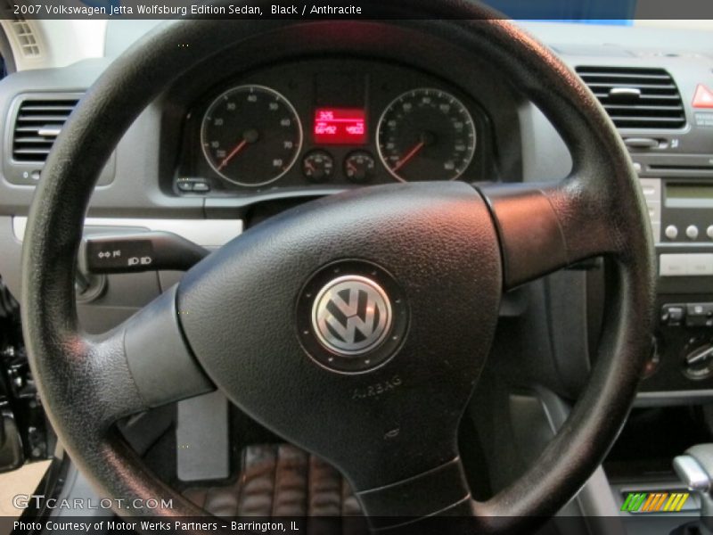 Black / Anthracite 2007 Volkswagen Jetta Wolfsburg Edition Sedan