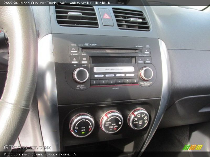 Quicksilver Metallic / Black 2009 Suzuki SX4 Crossover Touring AWD