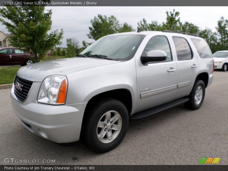 Quicksilver Metallic / Ebony 2013 GMC Yukon SLT 4x4